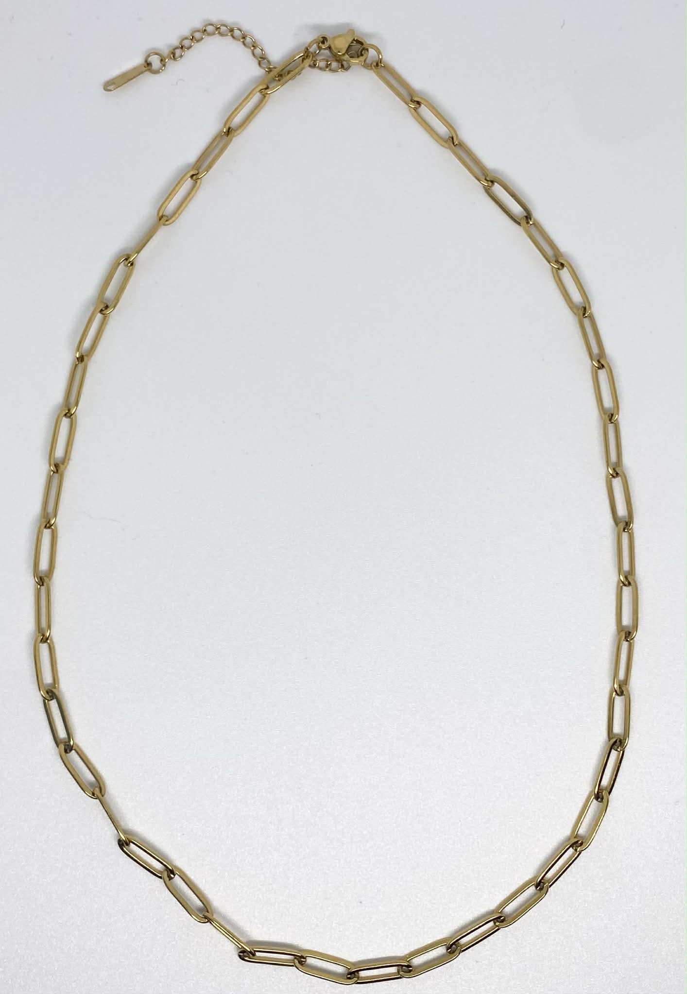 Gold Chunky Link Necklace