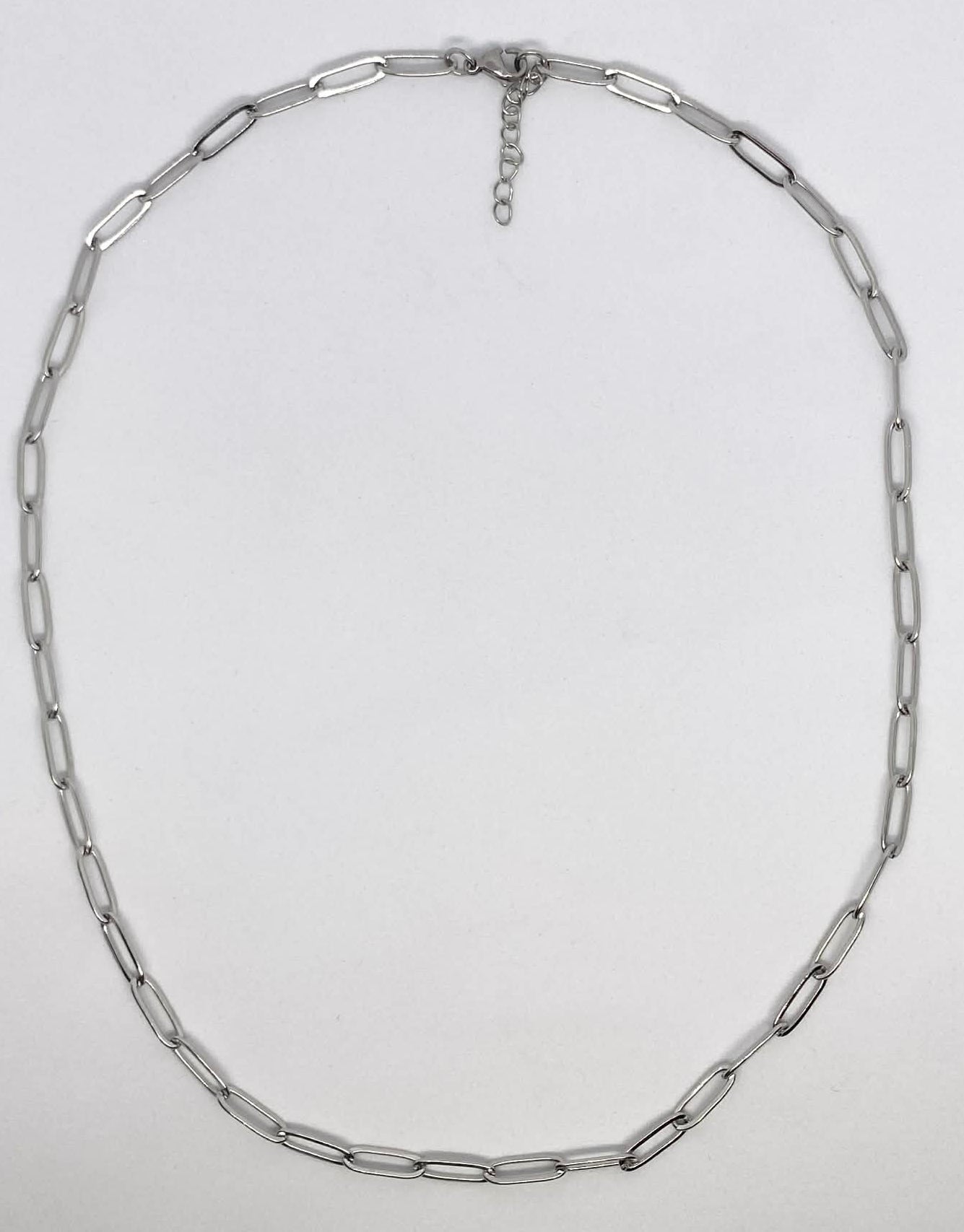 Silver Chunky Link Necklace