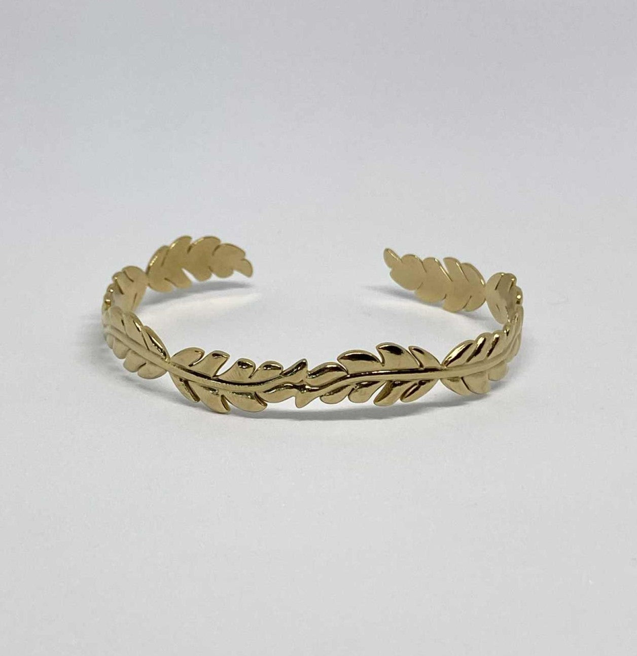 Gold Leaf Cuff Bracelet