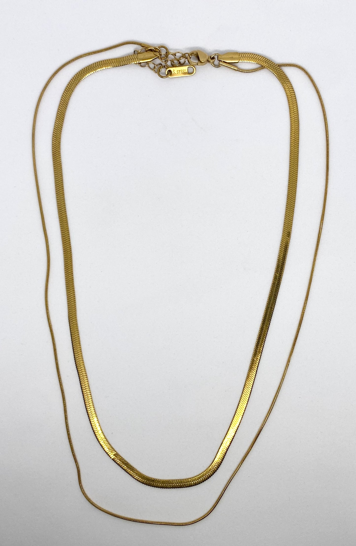 2-Tiered Gold Necklace